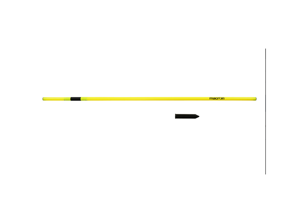 Pole No Spike Flexi Spring 170CM YEL Slalomstang 